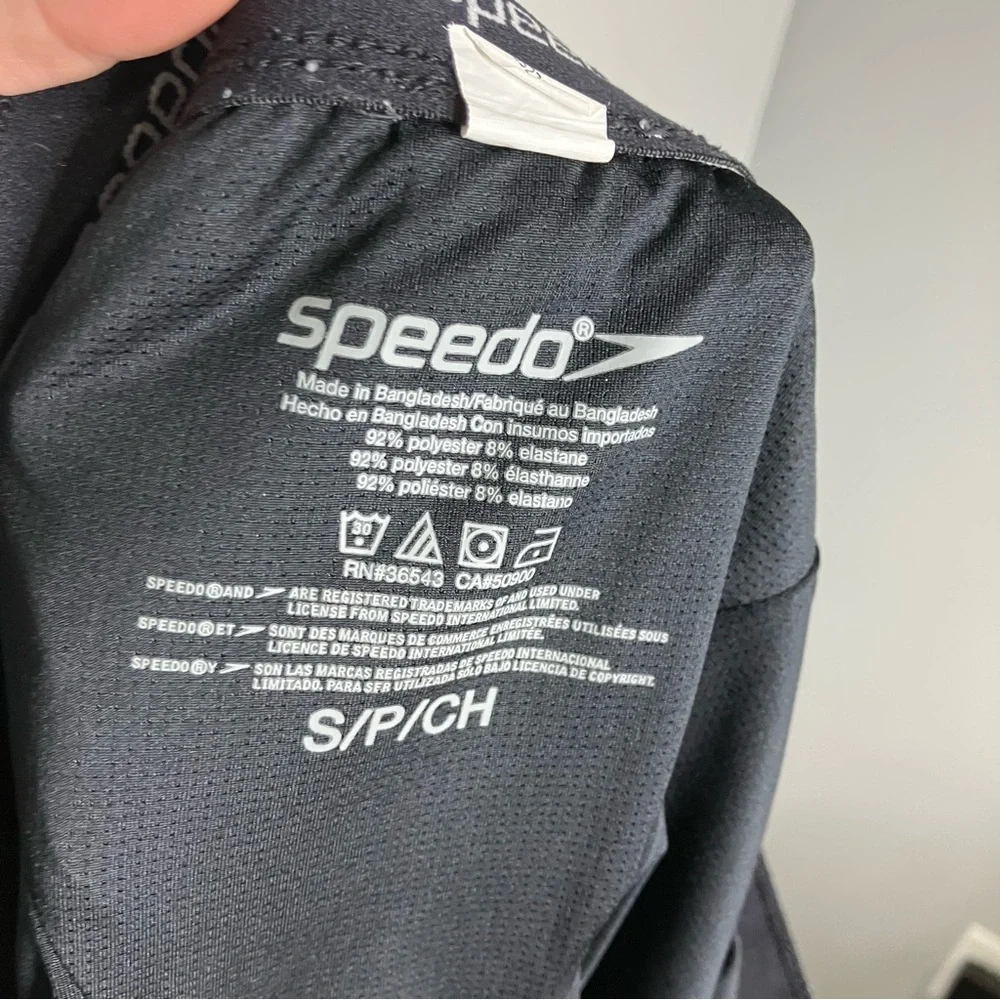 Speedo tech volley swim trunks‎ compression shorts mens size small beach summer